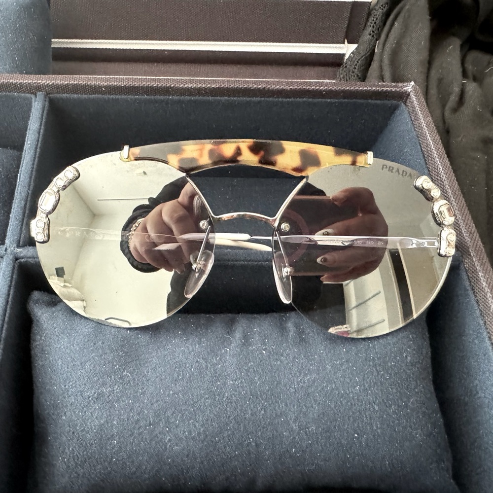 Brand new Prada crystal sunglasses